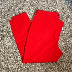 LOFT Plus Skinny Split Waist Pants
